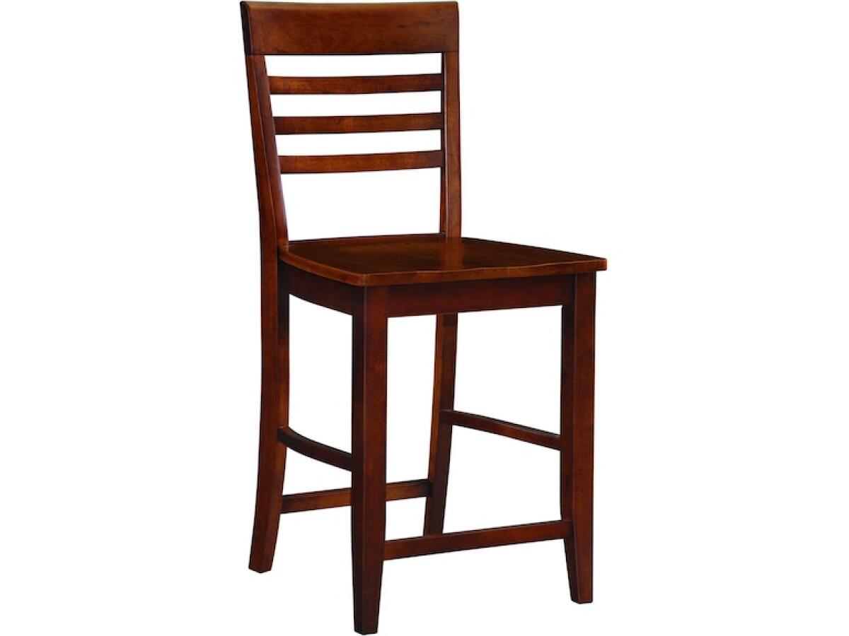 Roma Stool in Espresso Barstools John Thomas Furniture 2