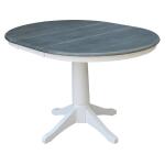 Dining Table Heather Gray/White
