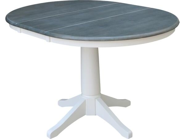 Dining Table Heather Gray/White Dining Tables John Thomas Furniture