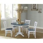 Dining Table Heather Gray/White Dining Tables John Thomas Furniture 9