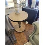 Rustic Wood Round Table