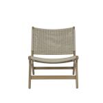 Coastal Teak Cushionless Accent Chair - Image 2