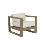 Coastal Teak Club Chair
