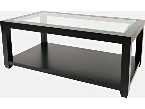 Urban Icon Rectangle Castered Cocktail Table Black Cocktail & Coffee Tables Jofran