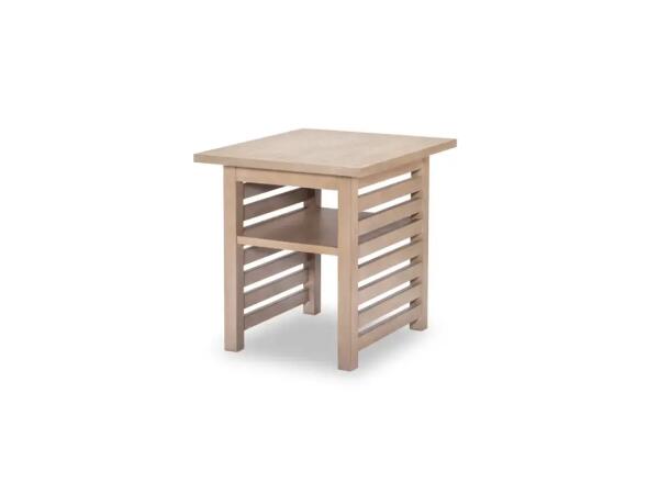 Edgewater Soft Sand Square End Table End tables Legacy Classic Furniture