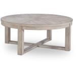 Westwood Weathered Oak Round Cocktail Table