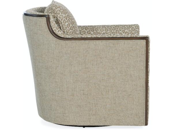 Oakley Exposed Wood Swivel Chair - Image 6