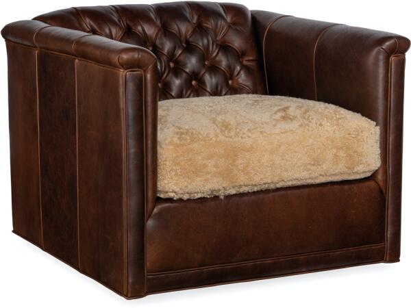 Jaden Swivel Tufted Chair 8-Way Tie 517-25SW