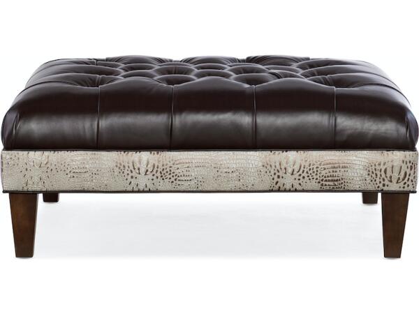 Living Room XL Fair-N-Square Tufted Square Ottoman 807-SQ - Image 2