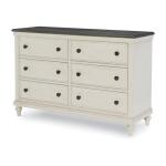 Relaxed Vintage 6-Drawer Dresser