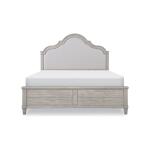 Queen Upholstered Panel Bed - Image 2
