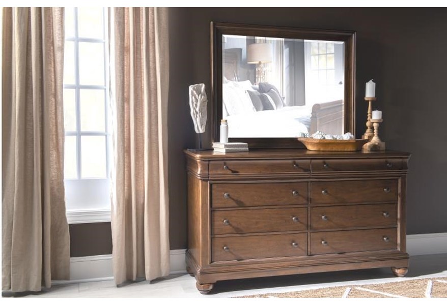 Traditional Dresser With Jewelry Tray - Image 3