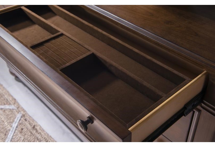 Traditional Dresser With Jewelry Tray - Image 2