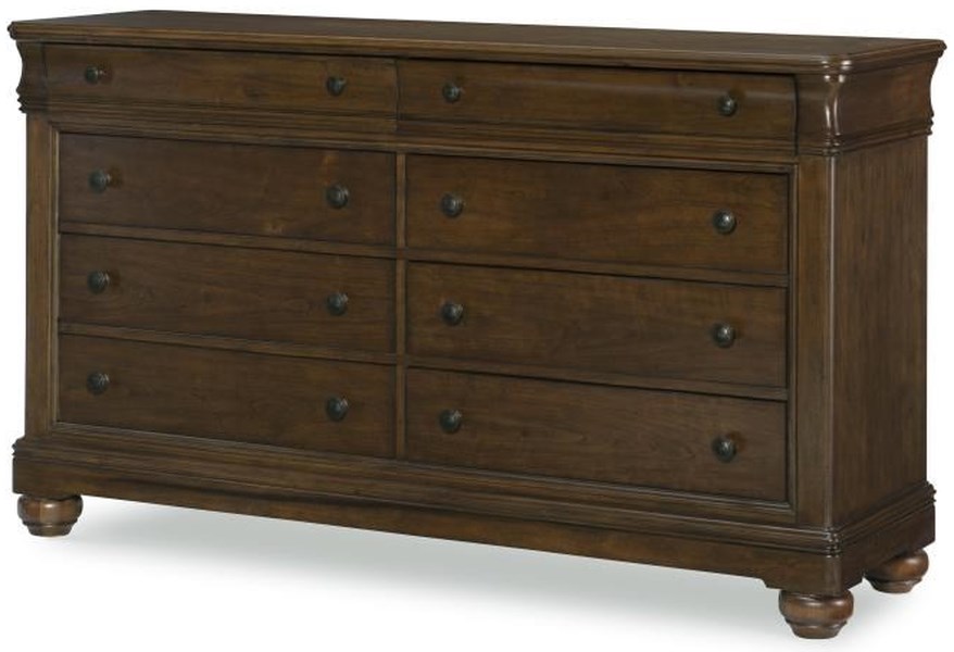 Traditional Dresser And Tv Frame Set - Image 2