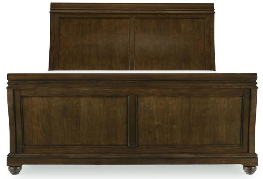 Traditional Queen Sleigh Bed - Image 2