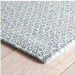Honeycomb French Blue/Ivory Handwoven Wool Rug - Image 2