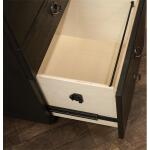 Perspectives Mobile Black File Cabinet - Image 3