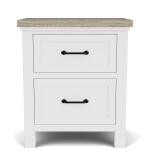 Cora Two Drawer Nightstand