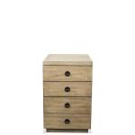 Perspectives Mobile Brown File Cabinet