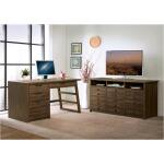 Perspectives Single Pedestal Desk - Image 2