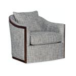Coco Exposed Wood Swivel Chair