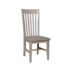 Tall Mission Chair in Taupe Gray