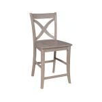 Salerno Stool in Taupe Gray
