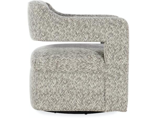 Maleko Swivel Chair - Metal Base - Image 3