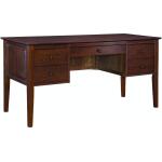 4-Drw Lancaster Executive Shaker Desk in Espresso