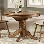 Carolina Crossing Oval Pedestal Table