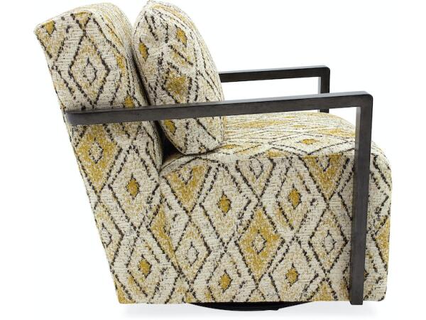 Creighton Exposed Wood Swivel Chair - Image 2