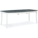 Salerno Butterfly Extension Table in Heather Gray & White