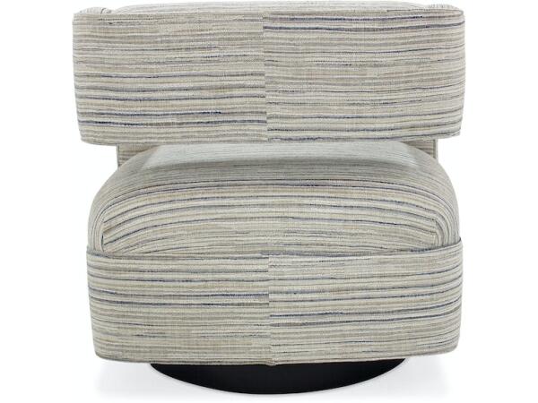 Moxie Swivel Chair - Wooden Base - Image 2