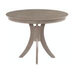 36'' H Siena Pedestal Table in Taupe Gray