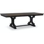 Extension Table in Heather Coal & Black