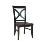 Salerno Chair in Coal & Black