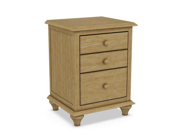 Cottage 3-drawer Nightstand Nightstands Customizable
