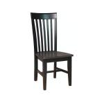 Tall Mission Chair in Coal & Black