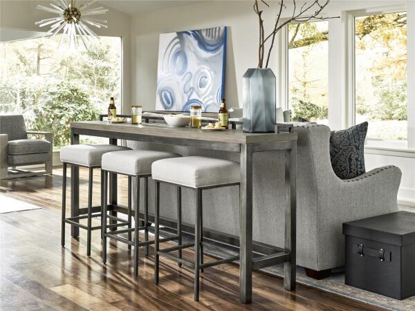 Mitchell Console Table with Stools - Image 2