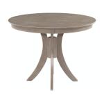 30'' H Siena Pedestal Table in Taupe Gray