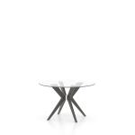 Downtown Glass Top Table 4848