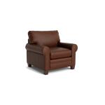 Carolina Leather Roll Arm Chair - Image 2