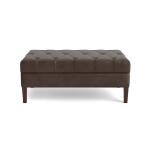 Dover Leather Rectangle Ottoman