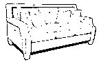 2135 Sofa 78 Three Seat Sofa - 3 seats over 3 backs