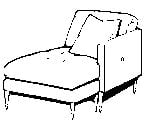 2M1-08 RHF Chaise