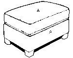 2541-00 Ottoman