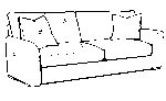 2786-12 Armless Loveseat