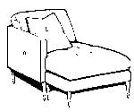 2M1-09 LHF Chaise